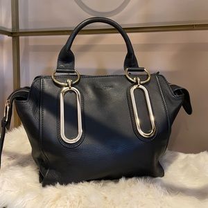 See by Chloe Black Gold Hardware Handbag